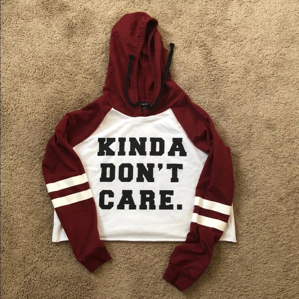 Cropped hoodie